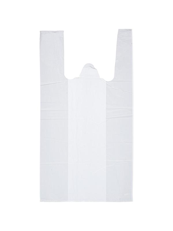 Пакет-майка ПНД 25+12х45 12мкм 100шт./уп. белая