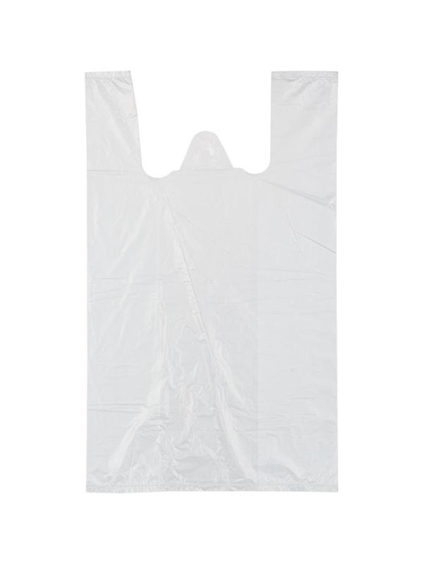 Пакет-майка ПНД 25+12х45 12мкм 100шт./уп. белая