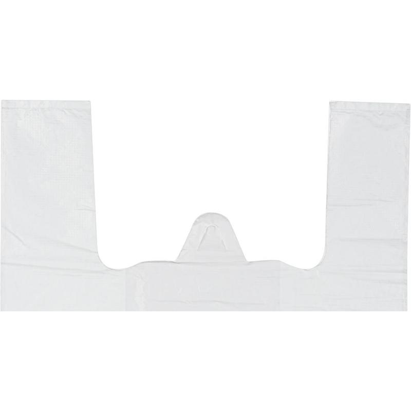 Пакет-майка ПНД 30+18х55 15мкм 100шт./уп. белый