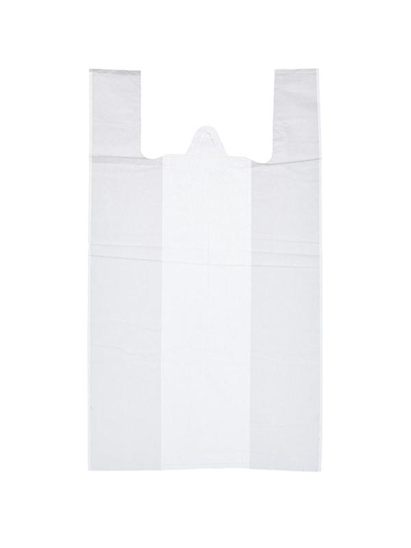 Пакет-майка ПНД 30+18х55 15мкм 100шт./уп. белый