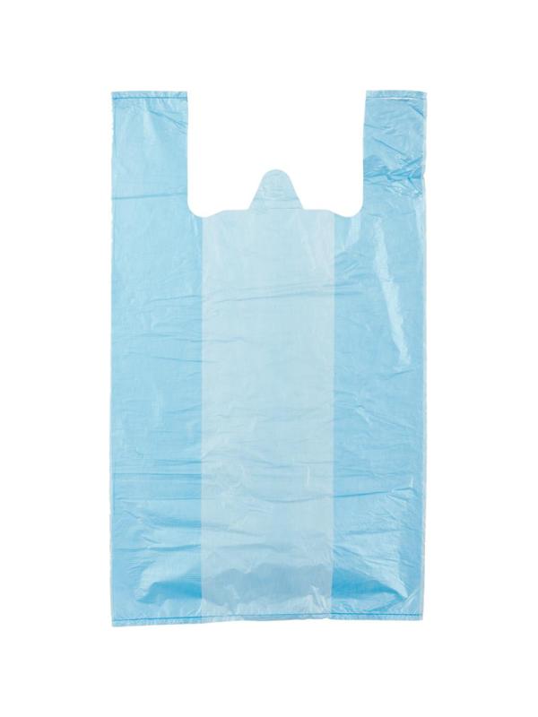 Пакет-майка ПНД 30+18х55 15мкм 100шт./уп. цветной