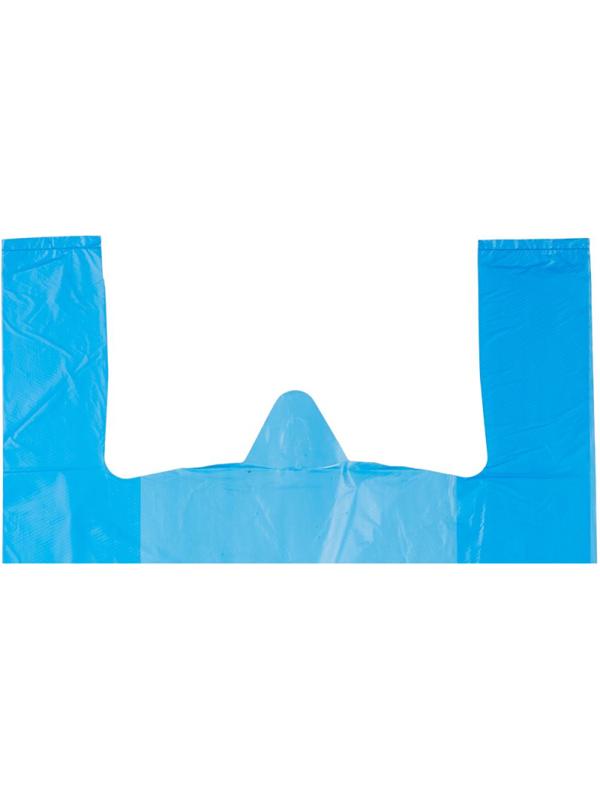 Пакет-майка ПНД 38+20х68 25мкм цветной 100шт./уп.