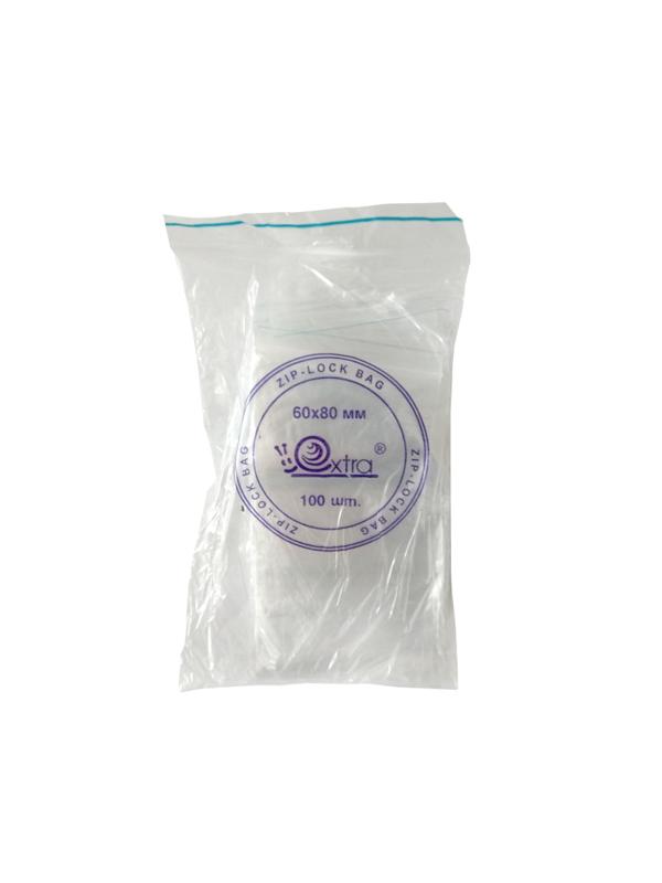Пакет с замком (Zip Lock) 6x8 см., 32мкм, 100 шт/уп
