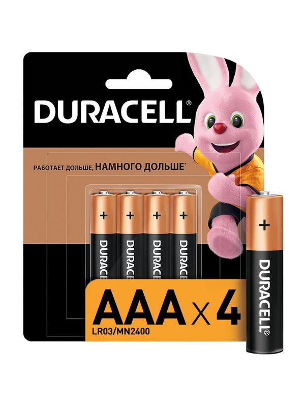 Батарейка DURACELL BASIC ААA/LR03-4BL
