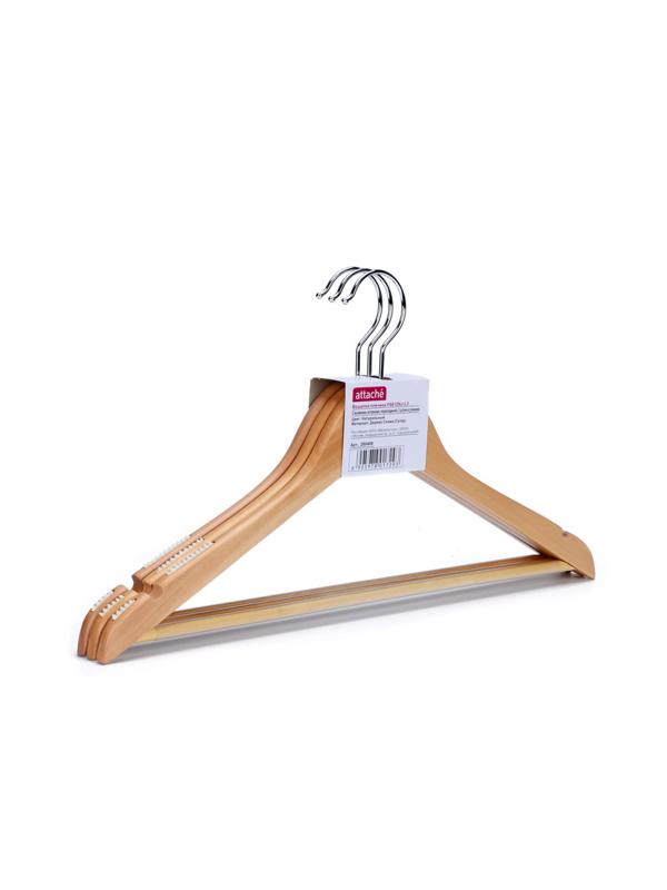 Вешалка Jas Плечики Attache F6612NJ-L3 выем/встав/перек натур 3шт/у