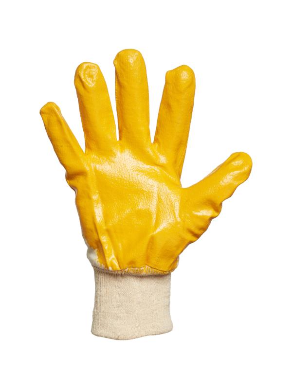 Перчатки защитные Лайт неполное нитриловое покрытие резинка