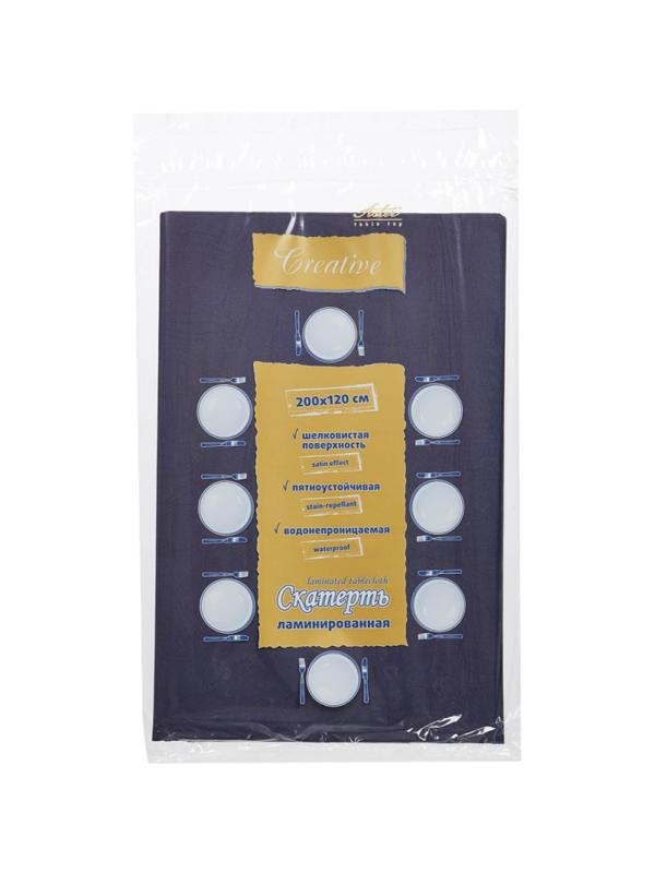 Скатерть бумажная ASTER Creative 1-сл.синяя 120х200см