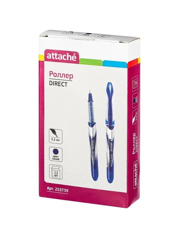 Роллер Attache Direct игольчат.након. 0.3мм синий