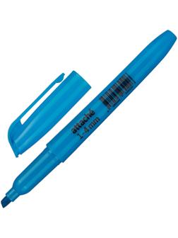 Маркер текстовыделитель голубой 1-3,9мм Attache
