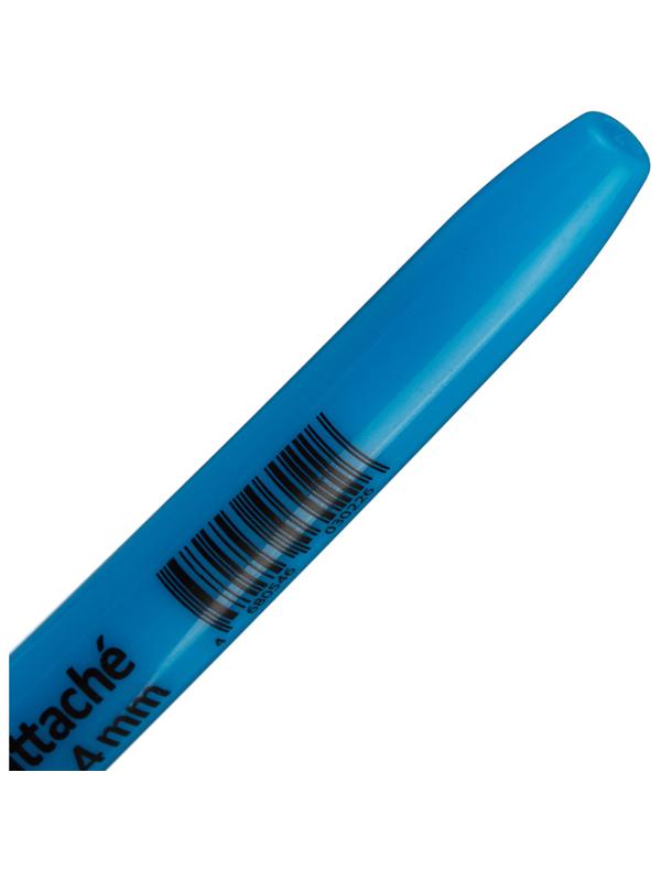 Маркер текстовыделитель голубой 1-3,9мм Attache