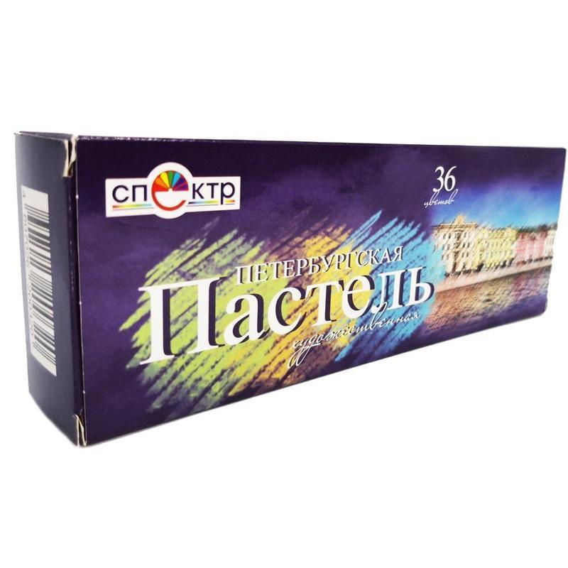 Пастель сухая Спектр Петербургская 36цв круглая 91С-402