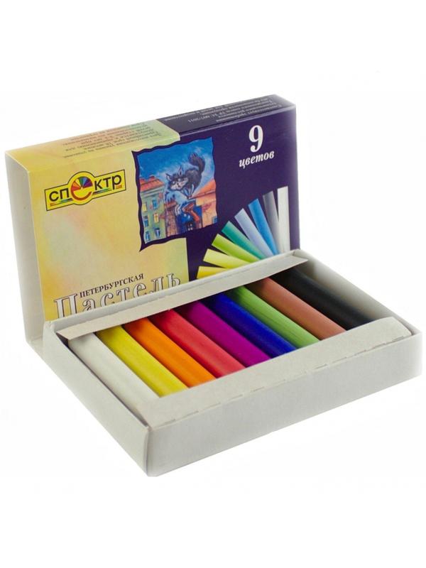 Пастель сухая Спектр Петербургская 9цв круглая 01С-405