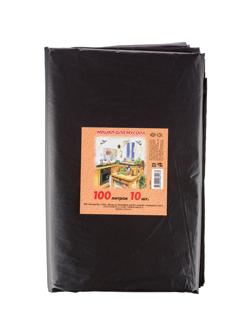 Мешки для мусора ПВД 100л 50мкм 10шт/уп черные 70х110см