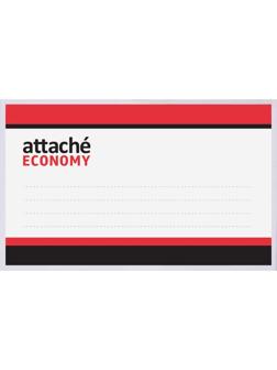 Бейдж 90х55мм Attache Economy металл зажим/булавка (50шт),18мкм