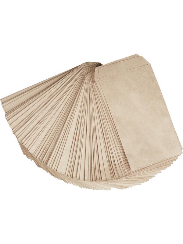 Пакет бумажный для монет, 100 шт./уп