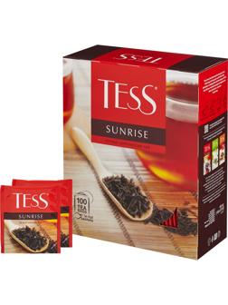 Чай TESS Санрайз черный 100 пак/уп