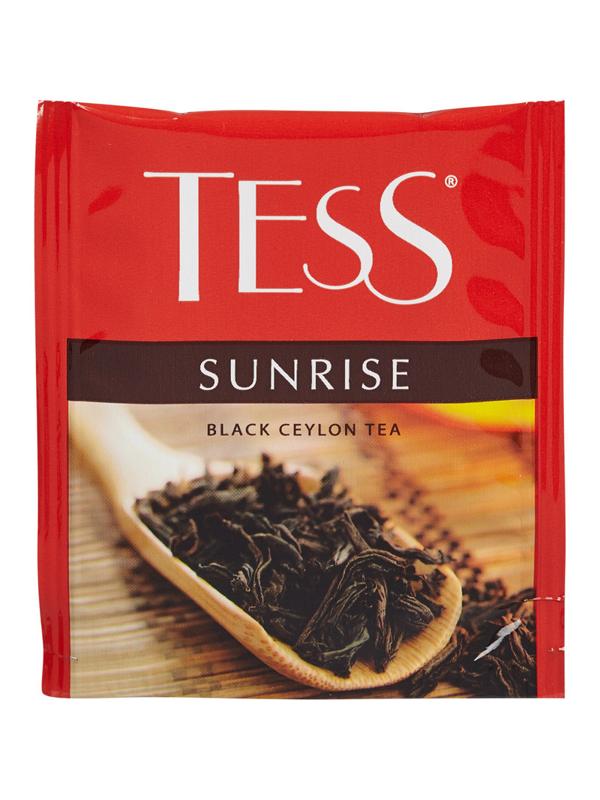 Чай TESS Санрайз черный 100 пак/уп