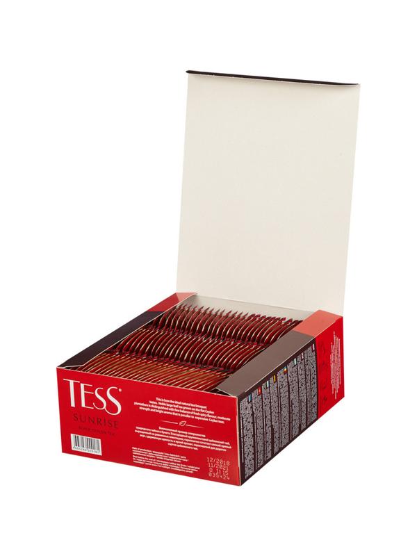 Чай TESS Санрайз черный 100 пак/уп