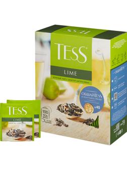 Чай TESS Лайм зеленый с добавками 100 пак/уп, 0920-09