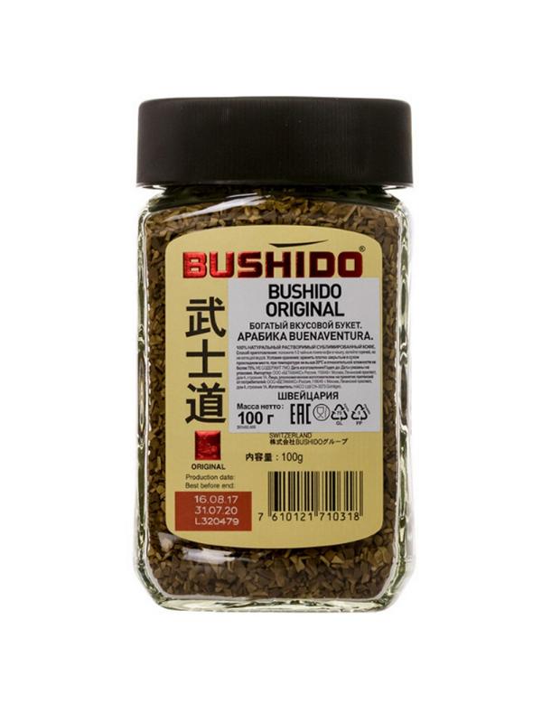 Кофе BUSHIDO Original растворимый,100г стекло