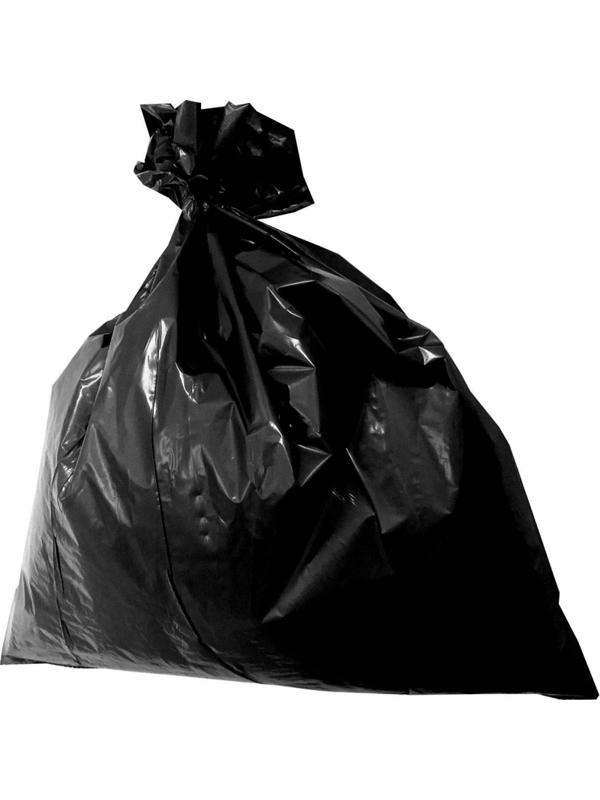 Мешки для мусора ПВД 260л 110мкм 10шт/рул черные 90x140см