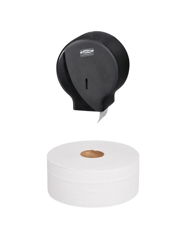 Бумага туалетная д/дисп Luscan Professional 2сл бел втор втул 170м 12рул/уп