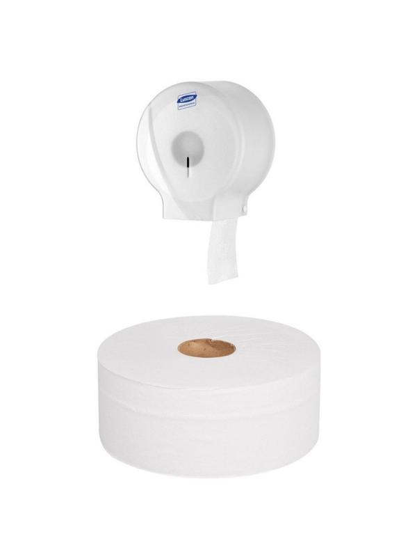 Бумага туалетная д/дисп Luscan Professional 2сл бел втор втул 170м 12рул/уп