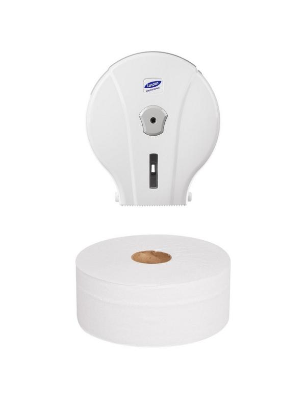 Бумага туалетная д/дисп Luscan Professional 2сл бел втор втул 170м 12рул/уп