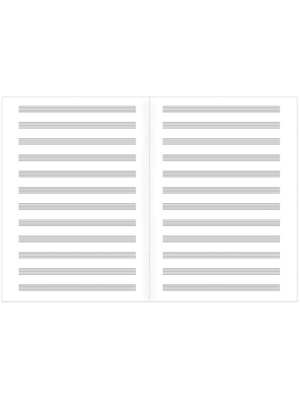 Тетрадь нотная 24л,А4,вертик,обл.мел.карт