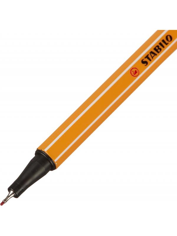 Линер STABILO Point 88/40 0,4мм красный Германия