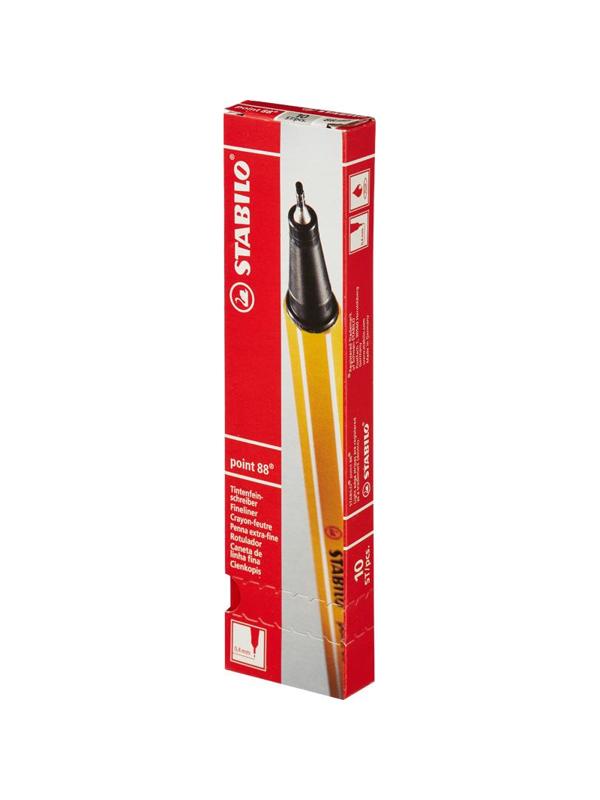 Линер STABILO Point 88/40 0,4мм красный Германия