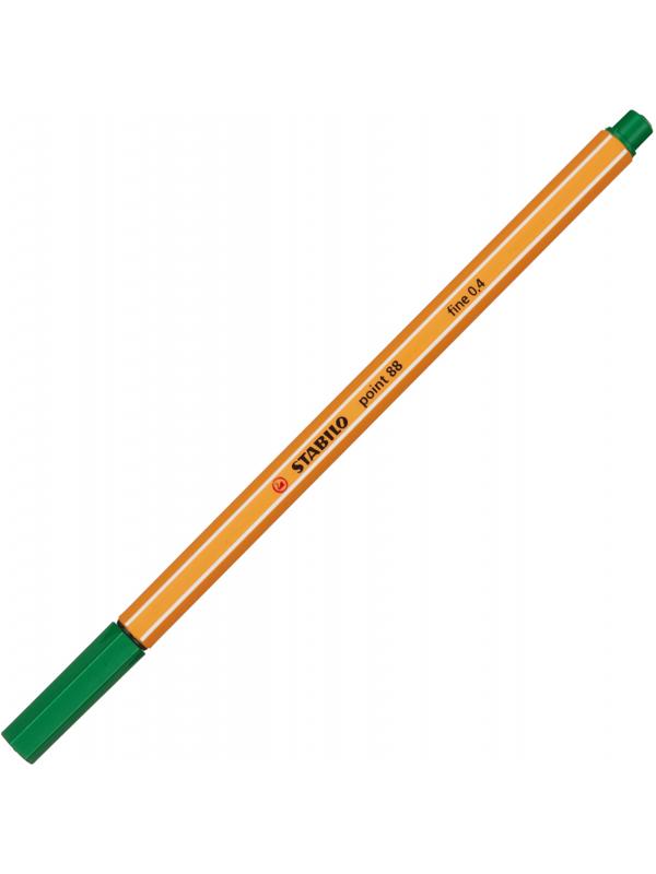 Линер STABILO Point 88/36 0,4мм зеленый Германия