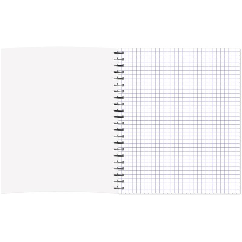 Тетрадь общая 48л,клет,А4,спир,обл.карт,Графо