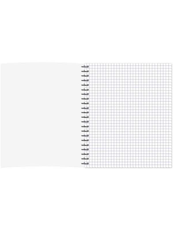 Тетрадь общая 48л,клет,А4,спир,обл.карт,Графо