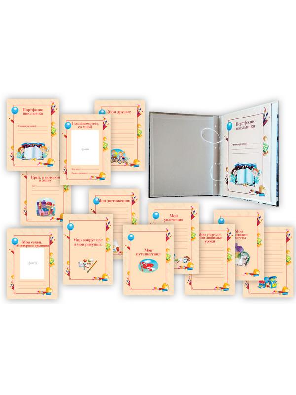 Портфолио Леонардо,обл.лам.картон,12 разд