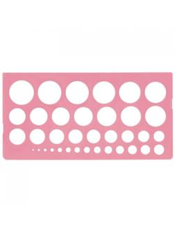 Линейка окружностей от 1 до 36мм,ТТ-21