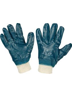 Перчатки защитные полное нитриловое покрытие резинка