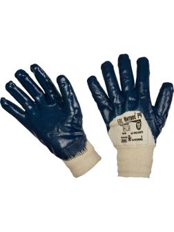 Перчатки защитные Ампаро Нитрос неполное нитрилов покр резинка (446575)р.11