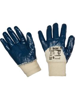 Перчатки защитные Ампаро Нитрос неполное нитрилов покр резинка (446575)р.10