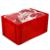 Контейнер пластиковый 600х400х300мм сплош/сплош красный (арт.210)