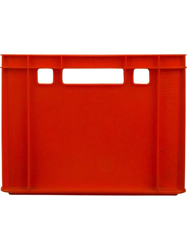 Контейнер пластиковый 600х400х300мм сплош/сплош красный (арт.210)