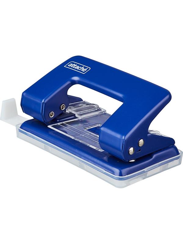 Дырокол ATTACHE 6304 до 12л. с лин, металл., синий