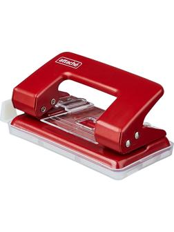 Дырокол ATTACHE 6304 до 12л. с лин, металл., красный
