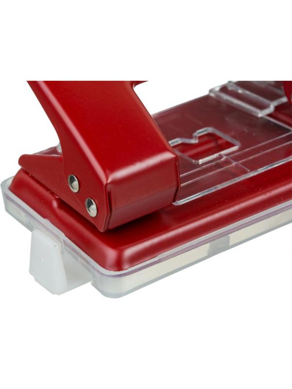 Дырокол ATTACHE 6304 до 12л. с лин, металл., красный