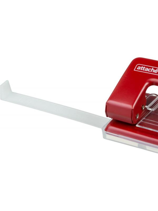 Дырокол ATTACHE 6304 до 12л. с лин, металл., красный
