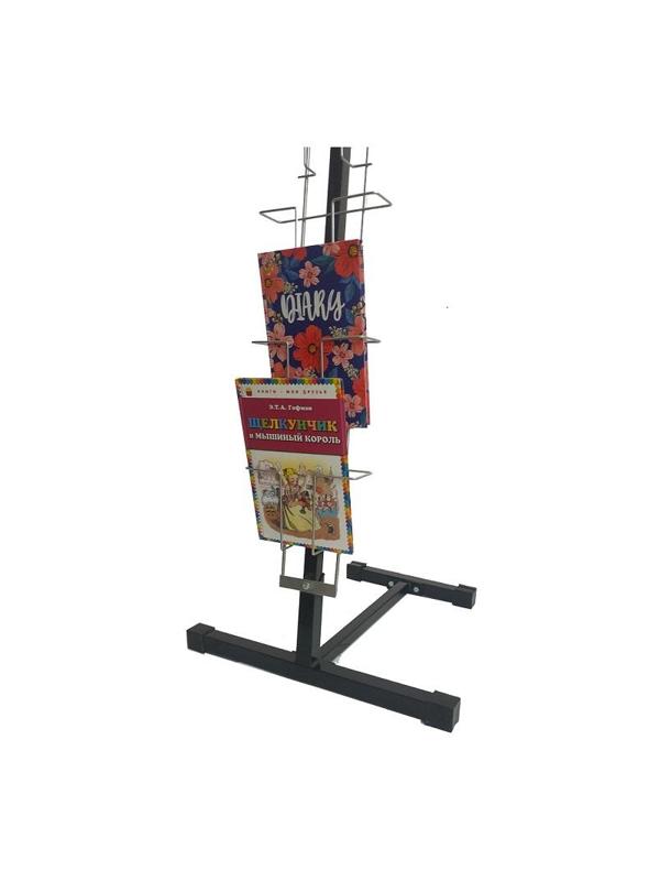 Стойка для брошюр на 9 лотков А5  К010  (хром)