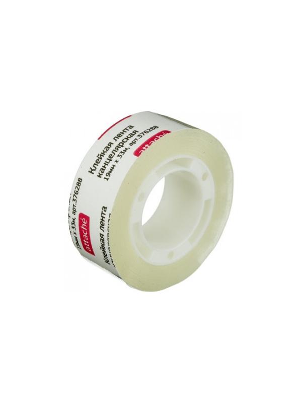 Клейкая лента канцелярская Attache 19х33 п/в