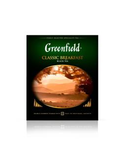 Чай Greenfield Classic Breakfast черный,100пак/уп 0582-09