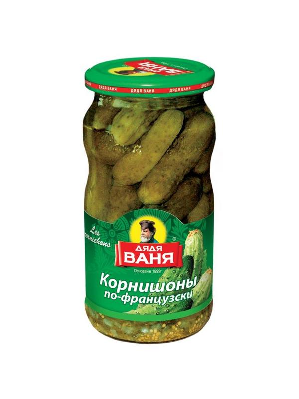 Корнишоны Консервация Дядя Ваня по-фра нцузски,460гр