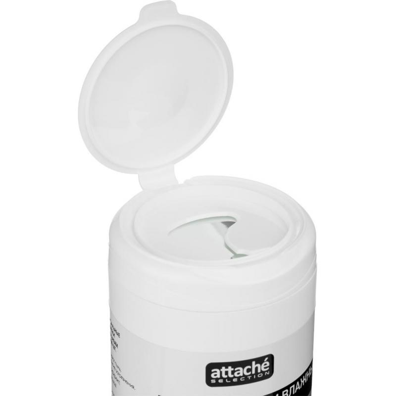 Салфетки Attache Selection Power универс, туба, а/бакт, 100 шт, 130х170